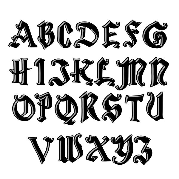 Harry Potter Shadow Cuttable Font | Cuttable | Apex Embroidery Designs ...