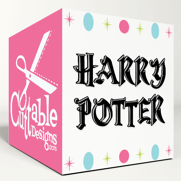 Harry Potter Shadow SVG Cuttable Font