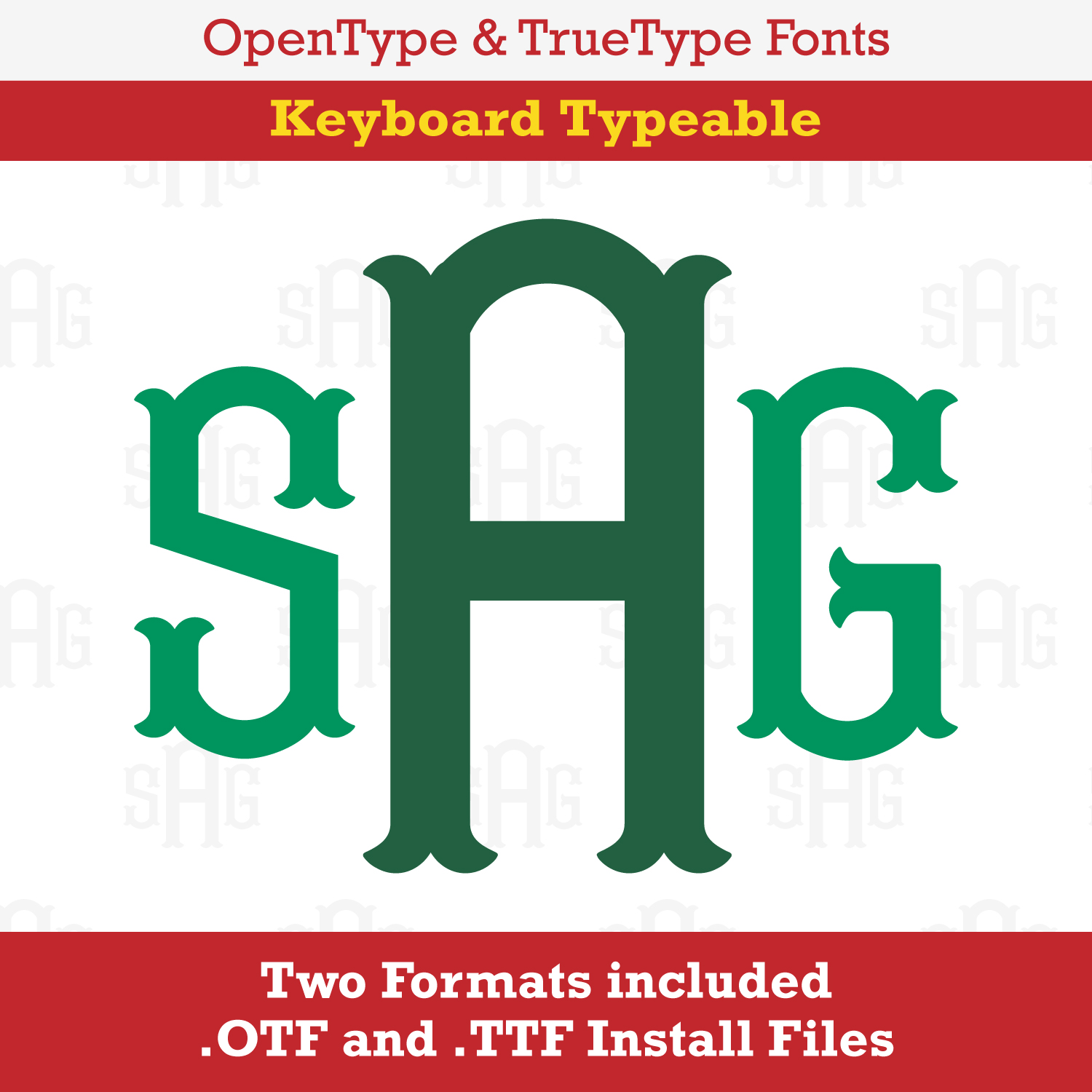 Dimples Monogram TrueType Font