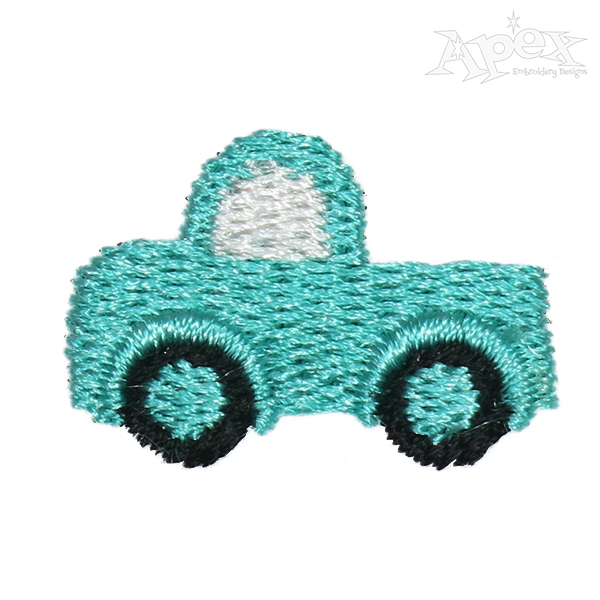 Baby Toy Truck Embroidery Design