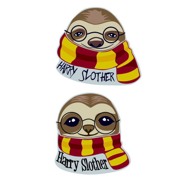 Harry Slother Sloth SVG Cuttable Design