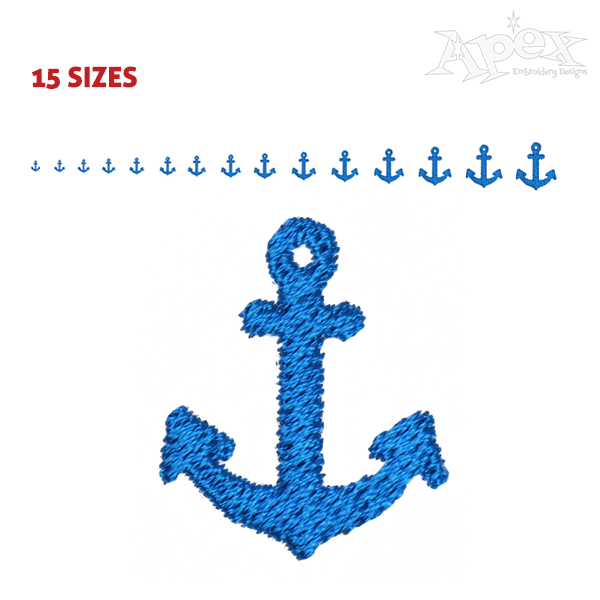 Anchor Pack Embroidery Design