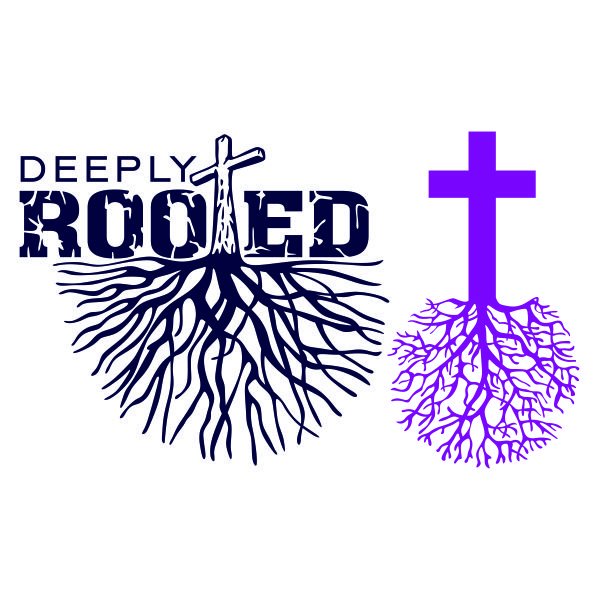 Deeply Rooted Cross SVG Cuttable Design
