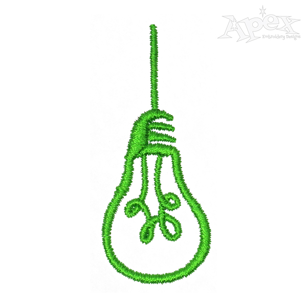 Light Bulbs Pack Embroidery Design