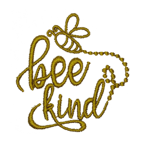 Bee Kind Embroidery Design