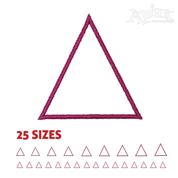 Triangle Embroidery Design
