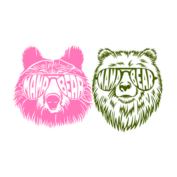 Mama Bear SVG Cuttable Design