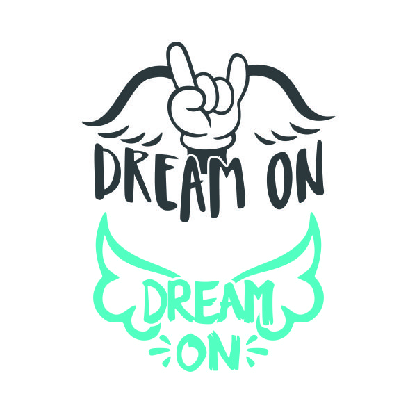 Dream On Wings SVG Cuttable Design