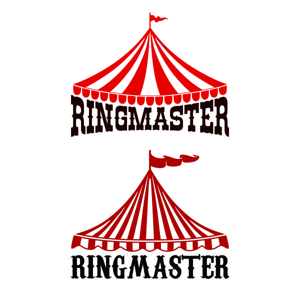 Ringmaster Circus SVG Cuttable Design
