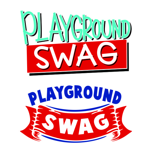 Playground Swag SVG Cuttable Design