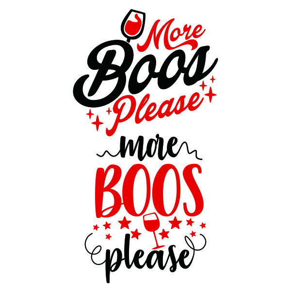Hope You Brought Boos Cuttable Design | Apex Embroidery Designs ...