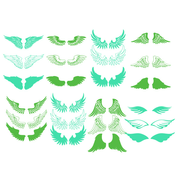 Wings Pack SVG Cuttable Design