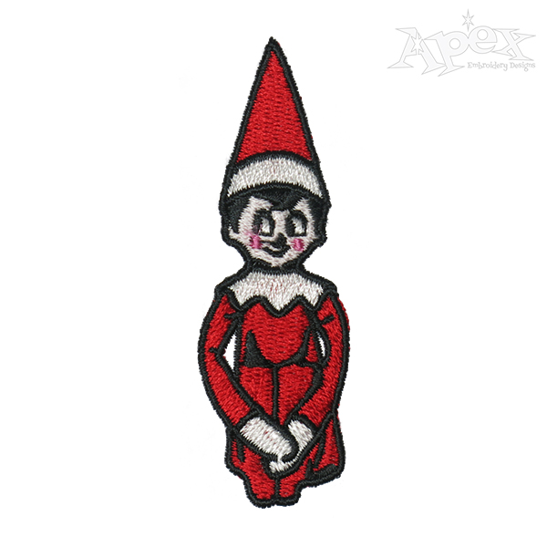 Christmas Elf Embroidery Design