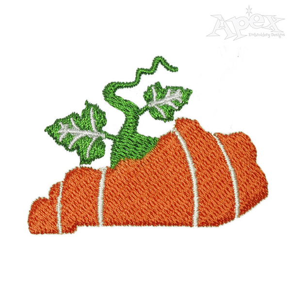 Kentucky Pumpkin Embroidery Design