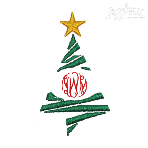 Christmas Tree Embroidery Frame