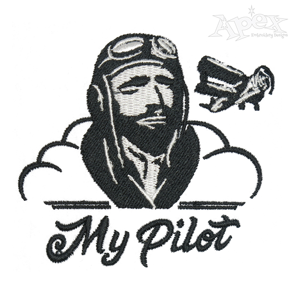 My Pilot Embroidery Design