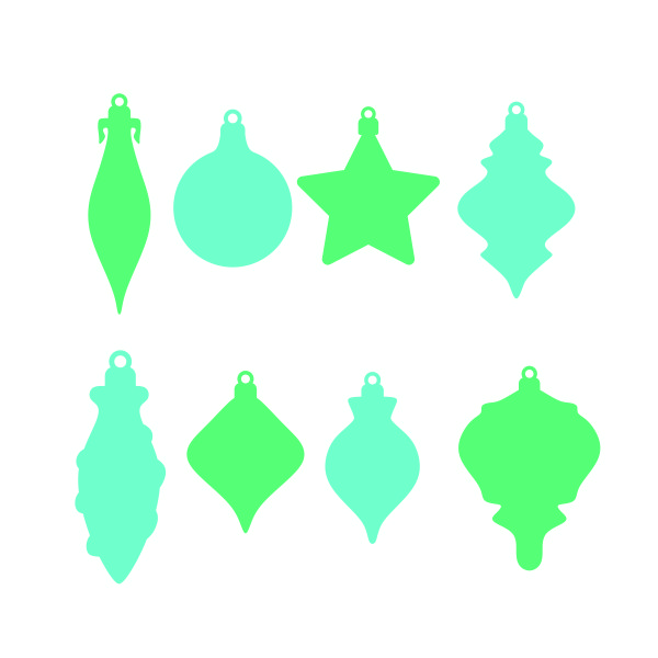 Christmas Ornament Earing Cuttable Design
