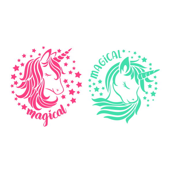 Magical Unicorn Cuttable Design