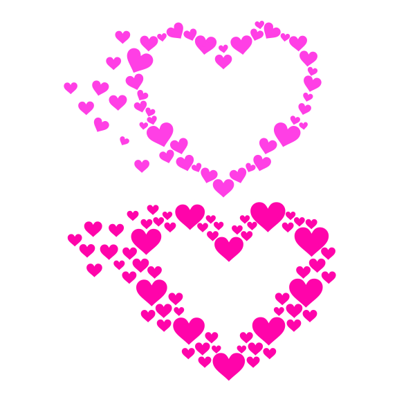 Hearts Heart SVG Cuttable Design
