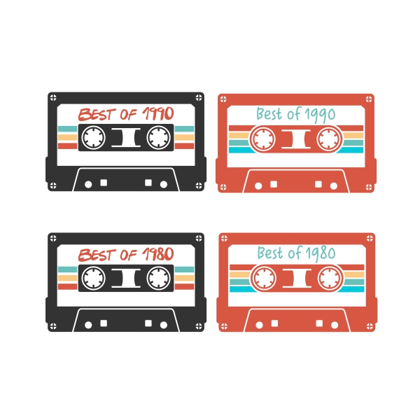 Cassette Tape Cuttable Design
