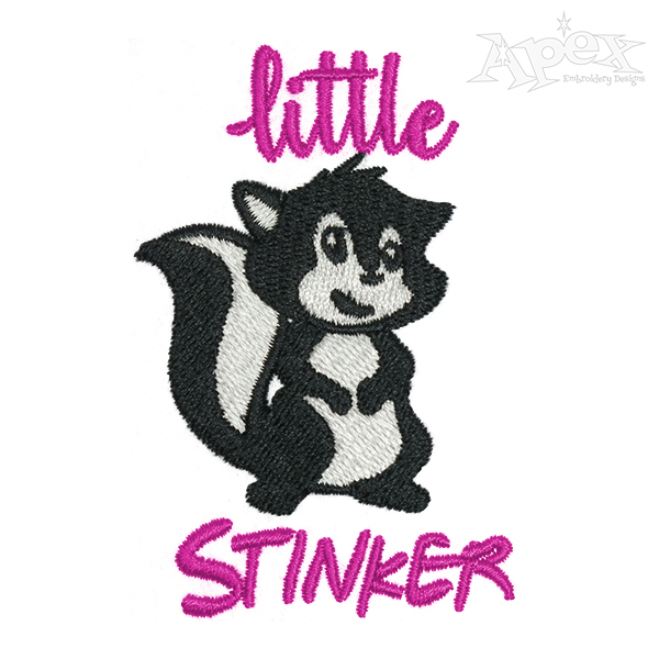 Little Stinker Embroidery Design
