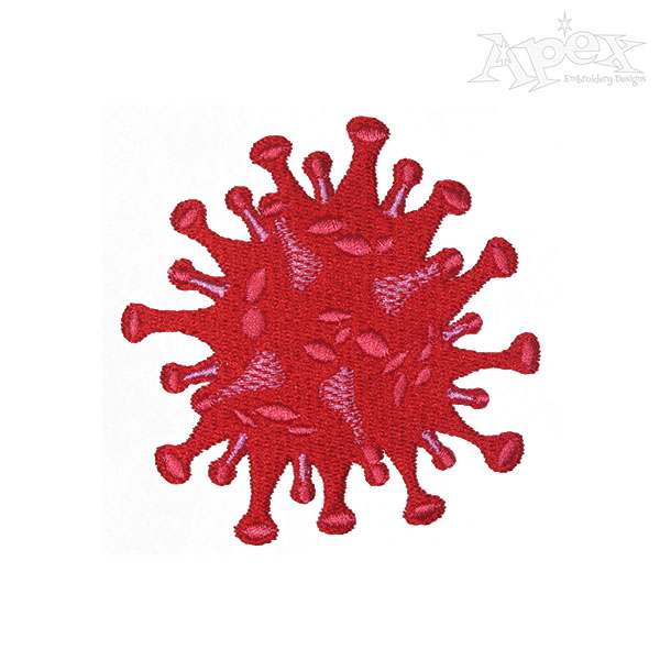 Virus Embroidery Design