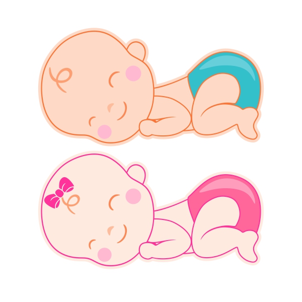 Cute Baby SVG Cuttable Design