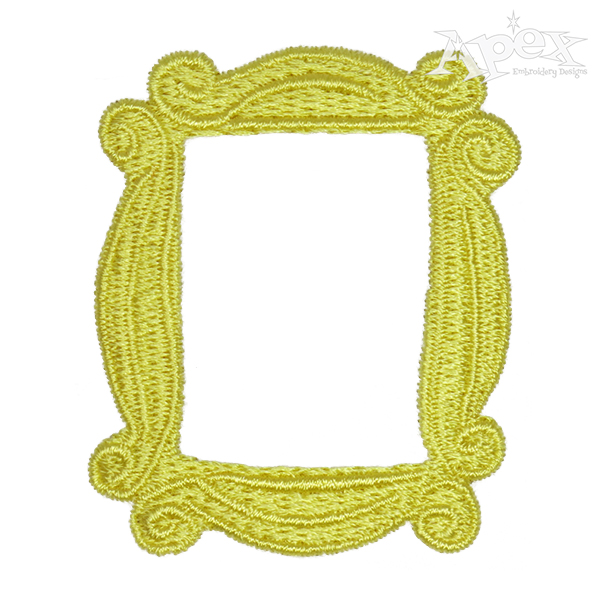 Friends Show Picture Frames Embroidery Design