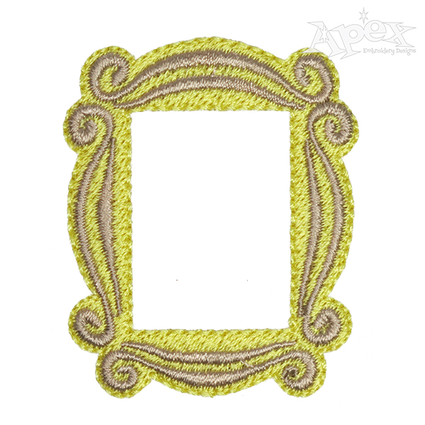 Friends Show Picture Frames Embroidery Design
