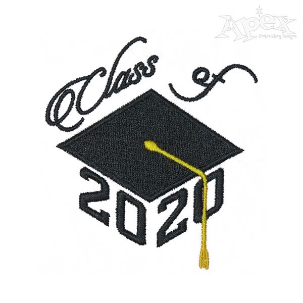 Class of 2020 Embroidery Design