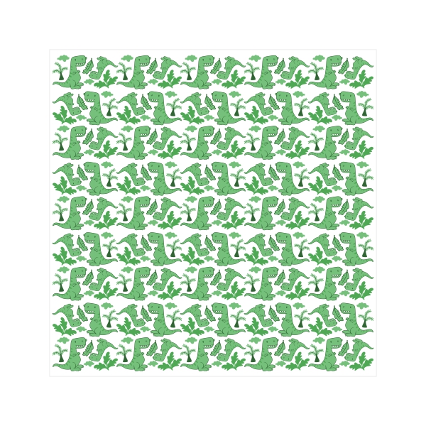Green Dino Dinosaur T-Rex Seamless Pattern Digital Paper