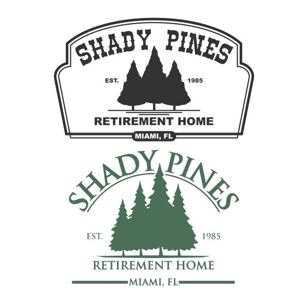 Shady Pines Cuttable Design