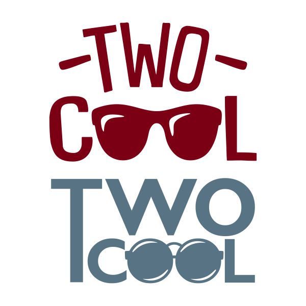 Two Cool Sunglasses Cuttable Design