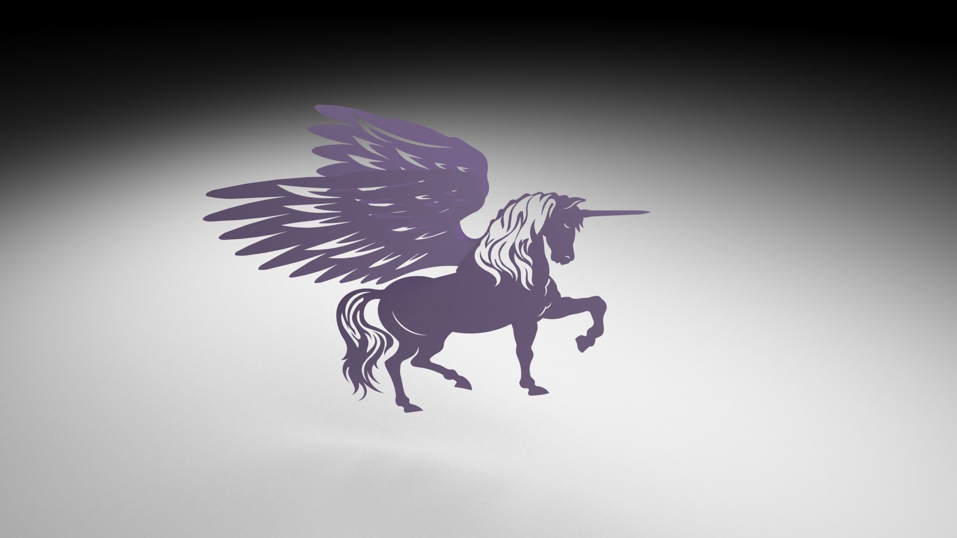 Unicorn with Wings SVG Cuttable Design