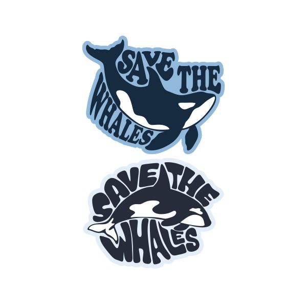 Save The Whales Cuttable Design