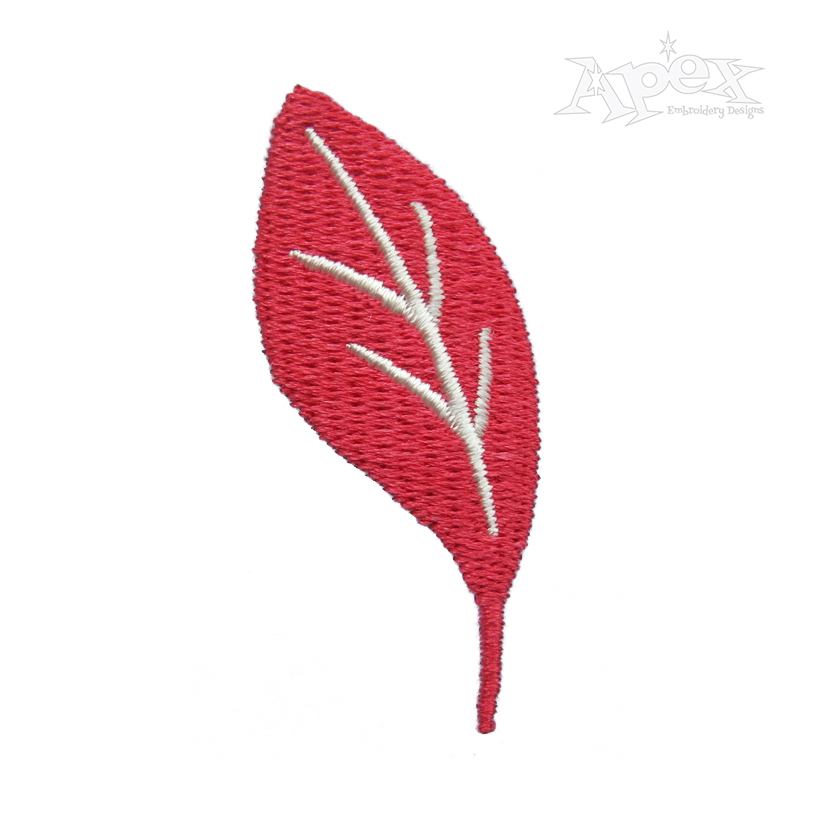 Fall Leaf Embroidery Design