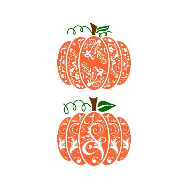 Swirly Pumpkin Cuttable Design