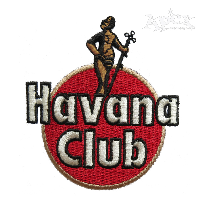 Havana Club Embroidery Design