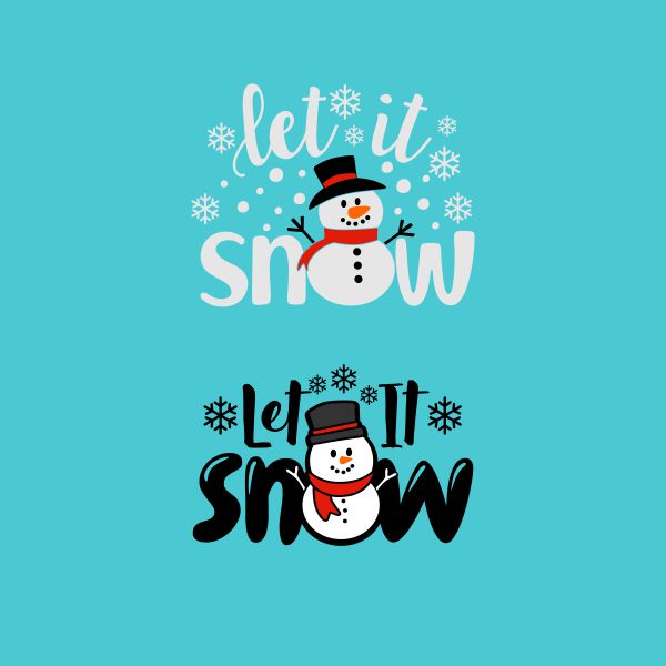 Let It Snow Cuttable Design