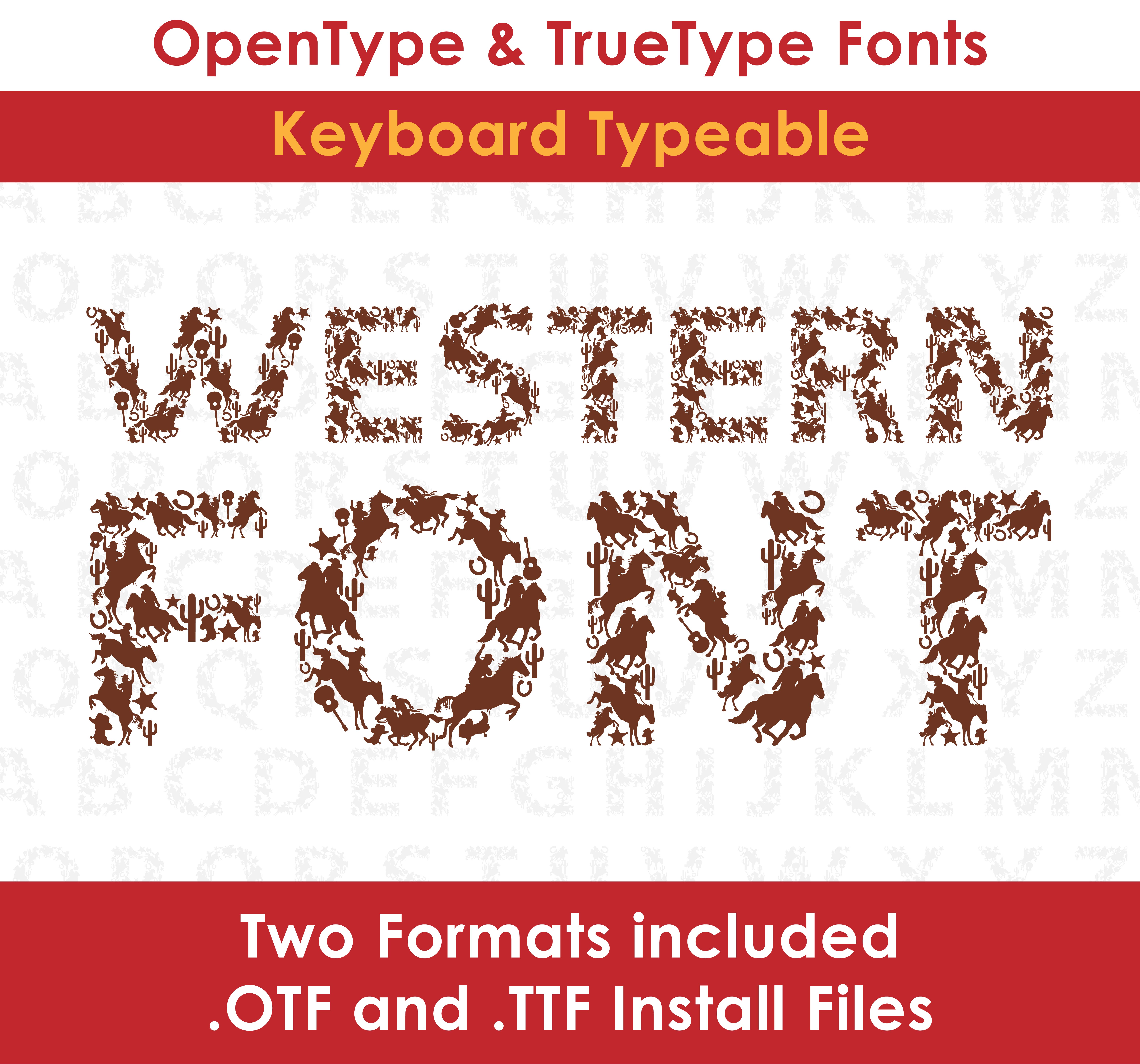 Western TrueType Font