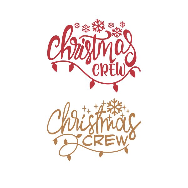 Christmas Crew Cuttable Design