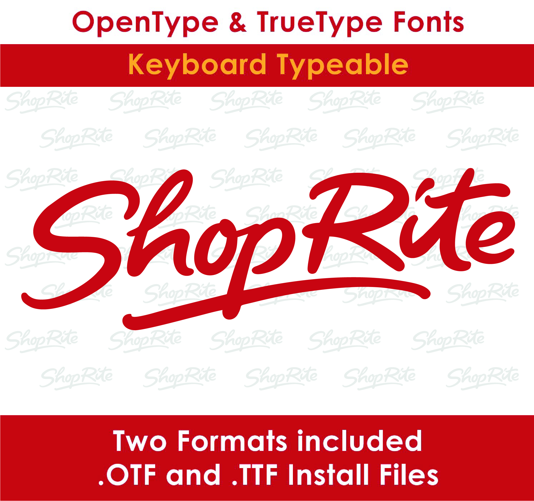 Shop Rite TrueType Font