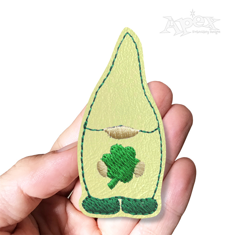 St. Patrick's Day Gnome Embroidery Design