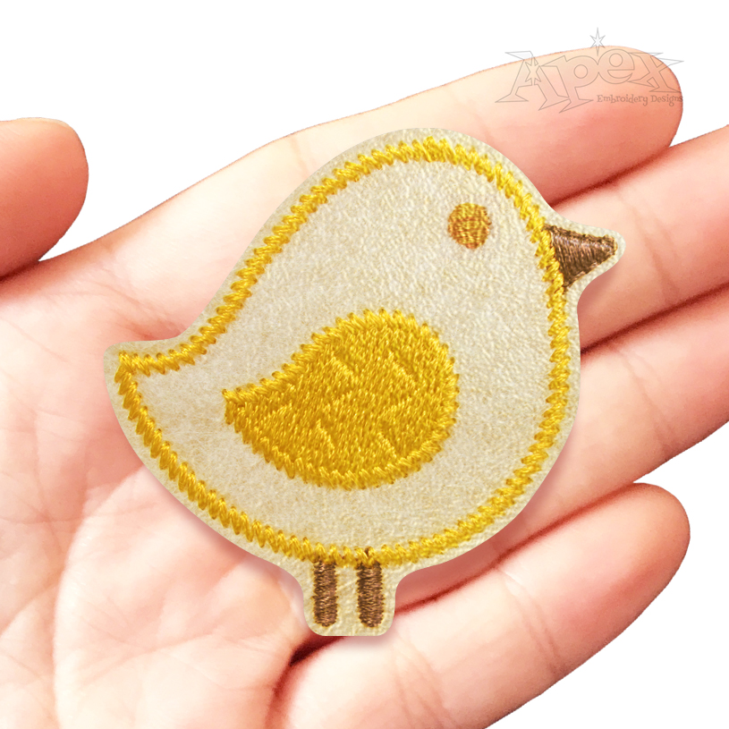 Cute Baby Bird Feltie ITH Embroidery Design