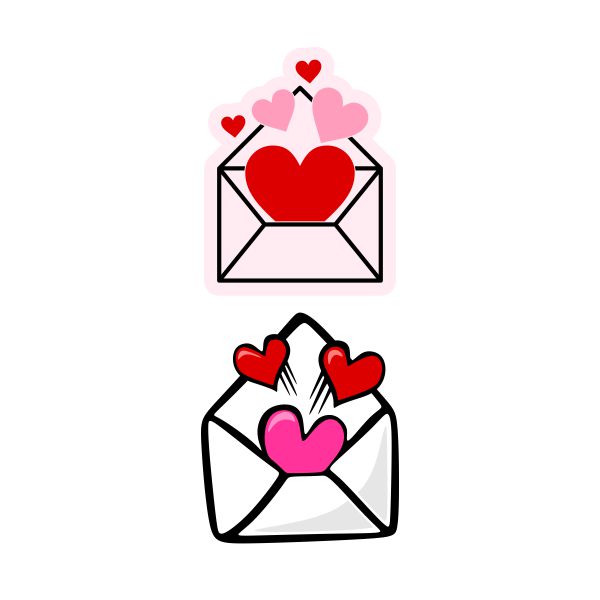 Love Letter Cuttable Design