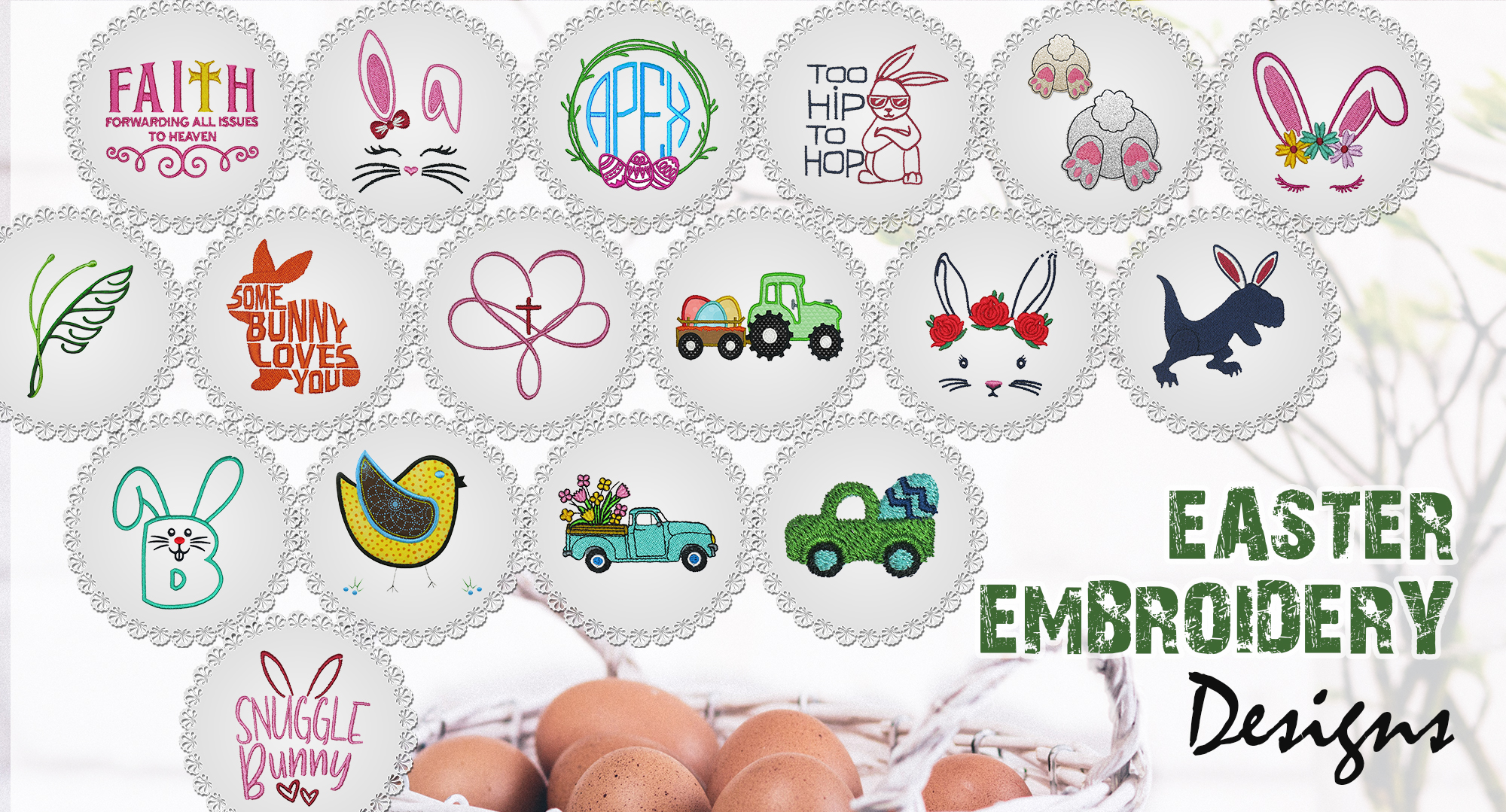 Easter Embroidery Designs