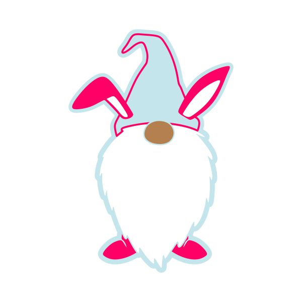Easter Bunny Gnome Cuttable Design
