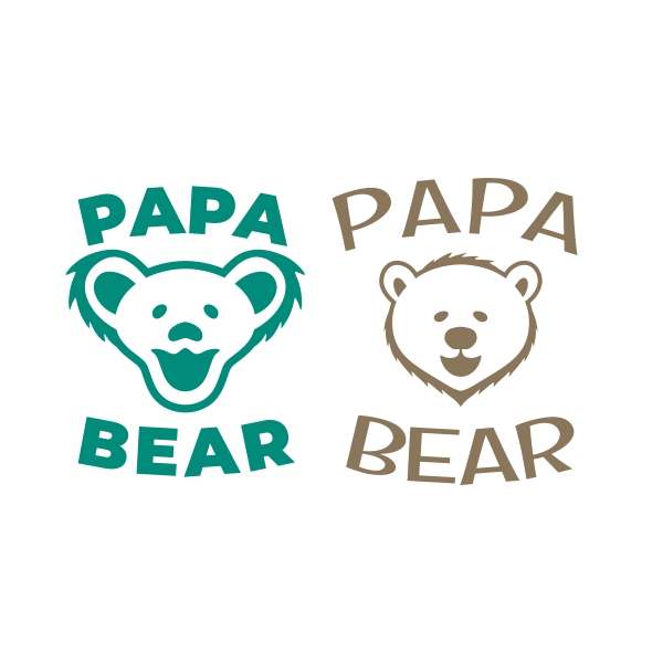 Papa Bear Cuttable Design