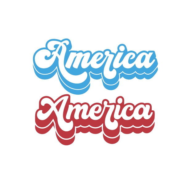 America Cuttable Design