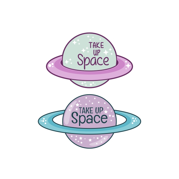 Take Up Space Planet Cuttable Design